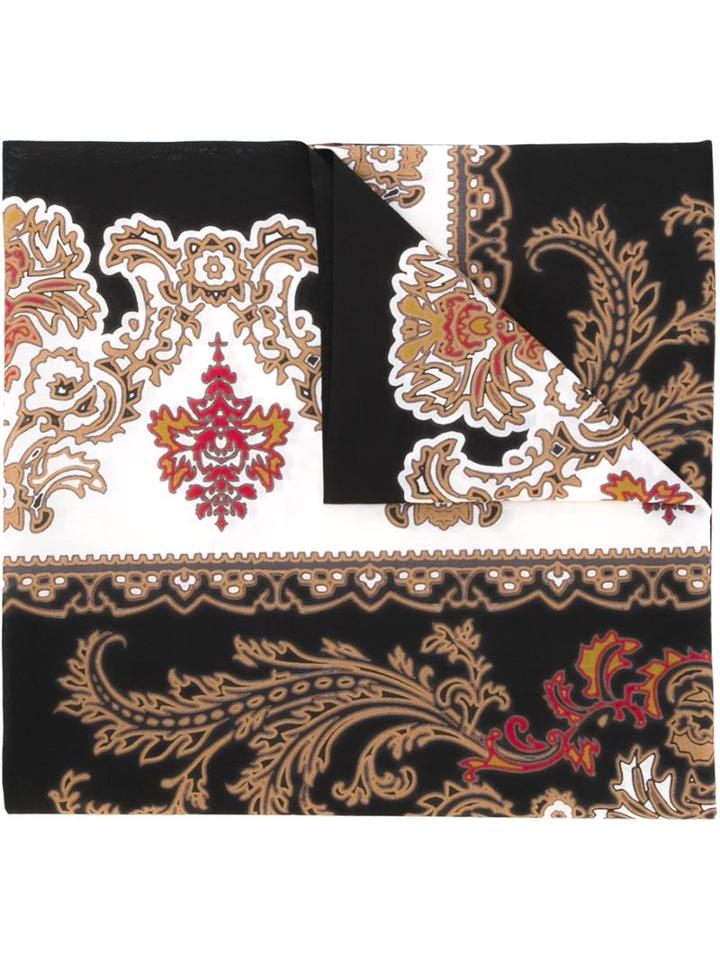 Givenchy Bandana Print Scarf, Women's, Black, Cotton