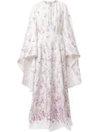 Ingie Paris Floral Caftan Maxi Dress - White