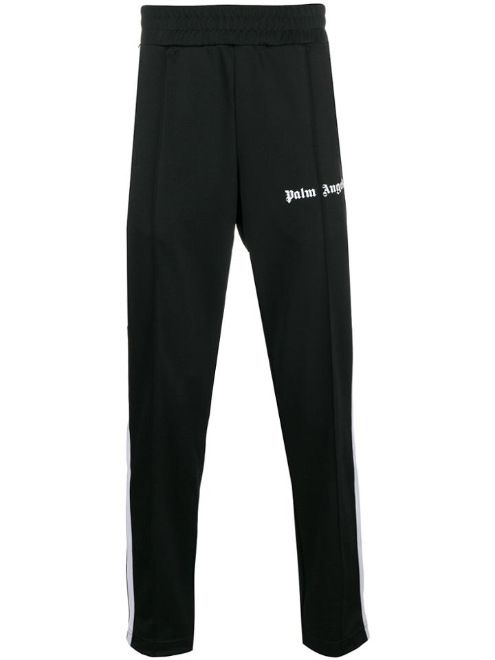 Palm Angels Side Stripe Joggers - Black