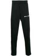 Palm Angels Side Stripe Joggers - Black