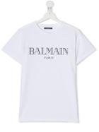 Balmain Kids Logo T-shirt - White