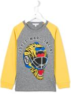 Little Marc Jacobs Tiger Helmet Print Sweatshirt