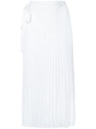 Haider Ackermann Pleated Skirt - White