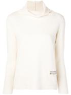 Fabiana Filippi Turtle Neck Knitted Top - White