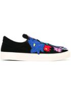Ports 1961 Floral Embroidered Sneakers