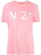 Nº21 Logo Print T-shirt - Pink