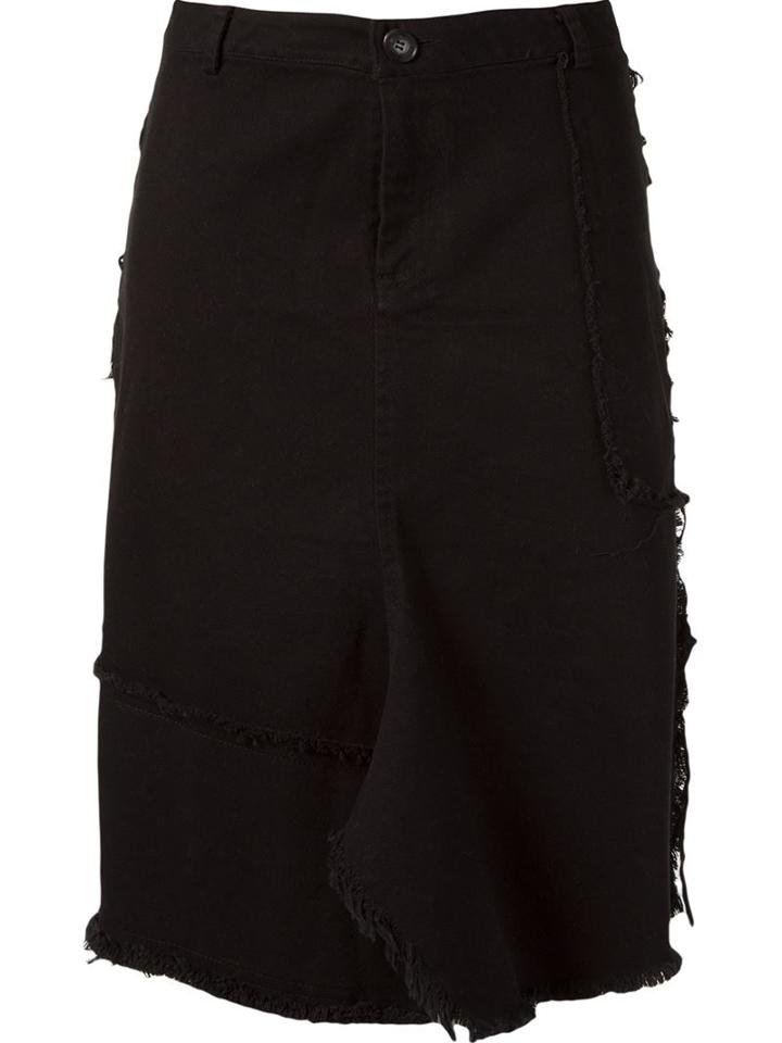 Uma Raquel Davidowicz 'vera' Skirt, Women's, Size: 44, Black, Cotton/spandex/elastane