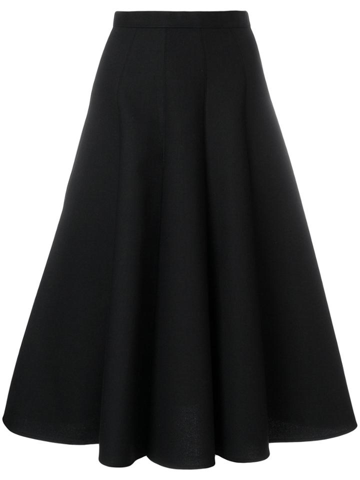 Junya Watanabe Comme Des Garçons Flared Midi Skirt - Black