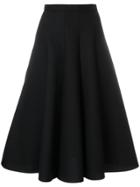 Junya Watanabe Comme Des Garçons Flared Midi Skirt - Black