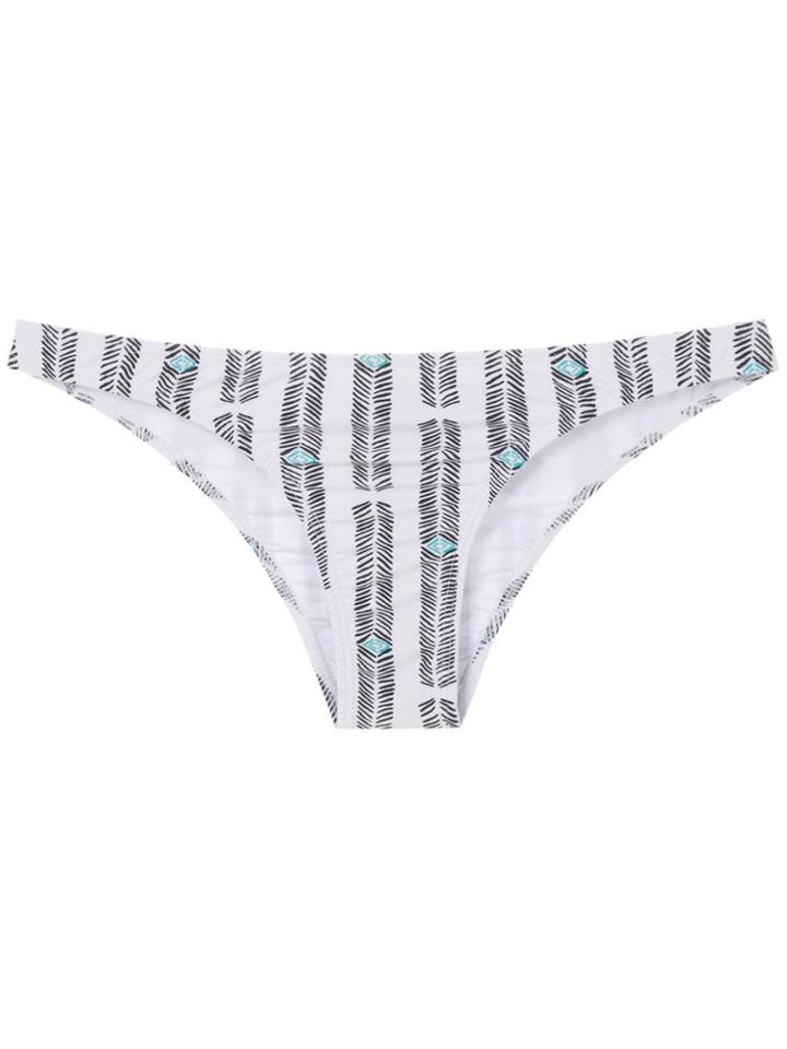 Lygia & Nanny Poipu Printed Bikini Bottom - White