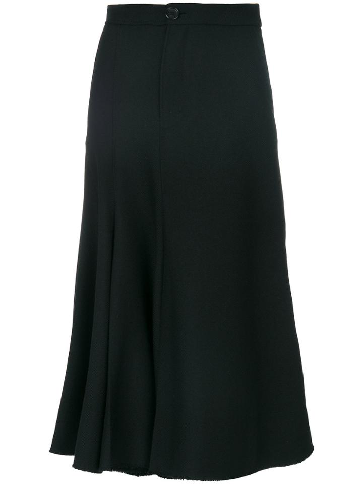 Joseph High-waisted Buttoned Skirt - Black
