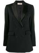 Blanca Tailored Double-breasted Blazer - Black