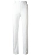 Twin-set Chino Trousers, Women's, Size: 42, White, Cotton/spandex/elastane