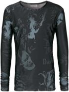 Yohji Yamamoto Printed T-shirt - Blue