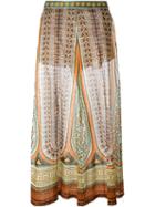 Valentino Tribal Print Palazzo Pants