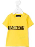 Dsquared2 Kids - Logo Print T-shirt - Kids - Cotton - 18 Mth, Yellow/orange
