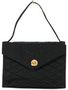 Chanel Vintage Quilted Evening Bag - Black
