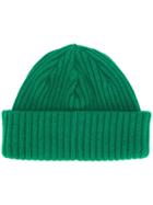 Diesel Shortened Knitted Hat - Green