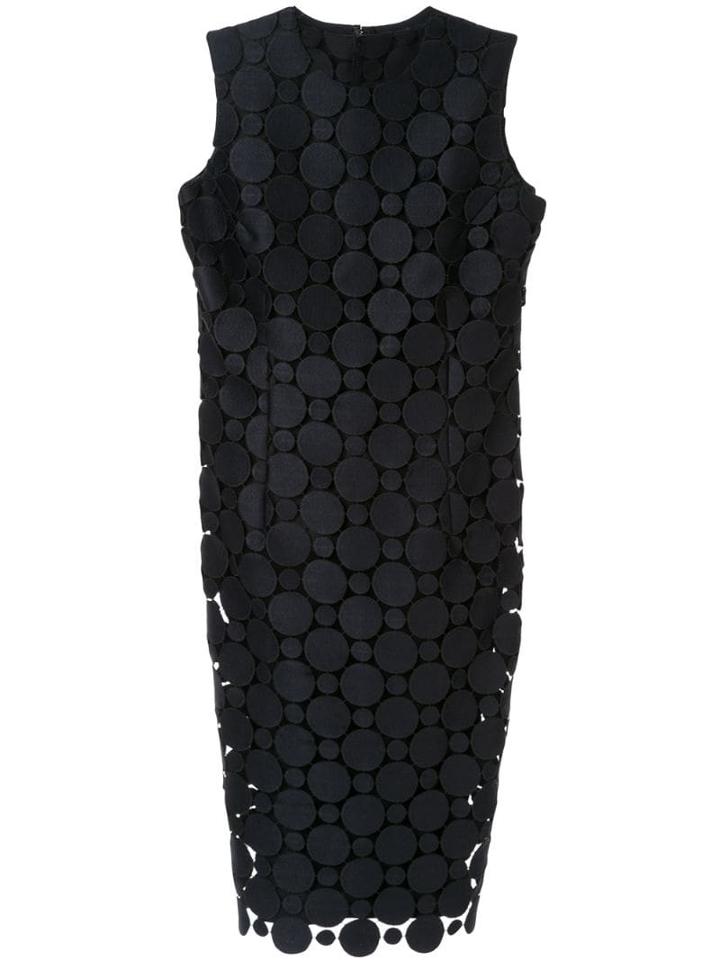 Comme Des Garçons Pre-owned Embroidered Circles Dress - Blue