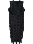 Comme Des Garçons Pre-owned Embroidered Circles Dress - Blue