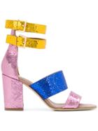 Paris Texas Open-toe Strappy Sandals - Multicolour
