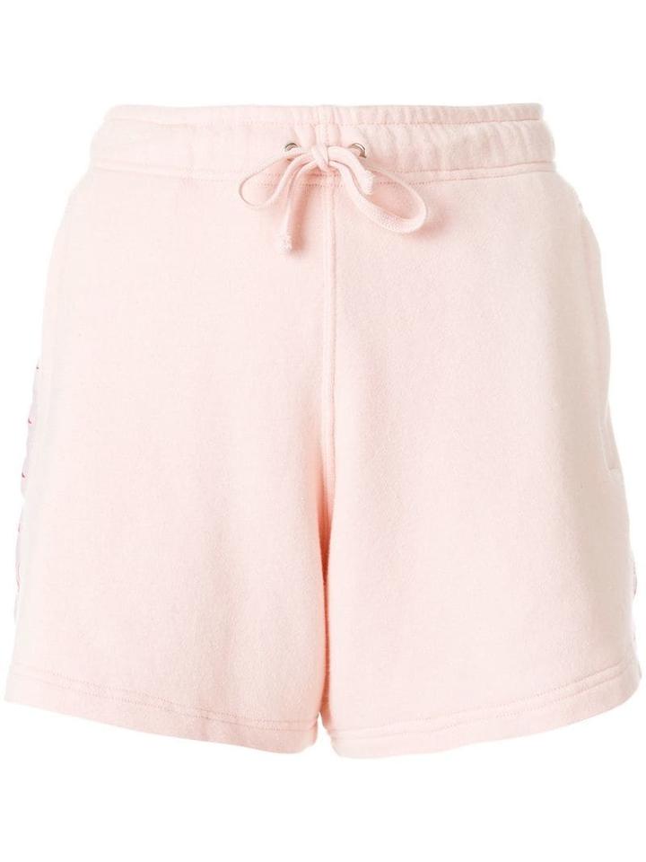 Faith Connexion Logo Stripe Track Shorts - Pink