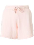 Faith Connexion Logo Stripe Track Shorts - Pink