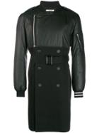 Zilver Bomber Trench Coat - Black