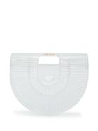 Cult Gaia Transparent Clutch Bag - Neutrals