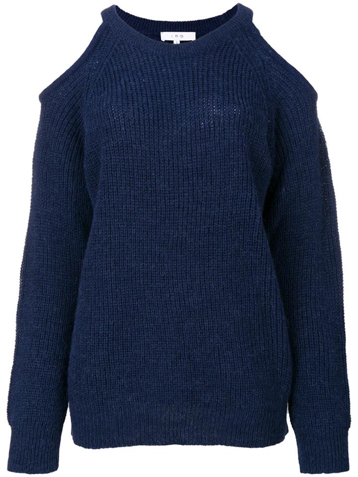 Iro Cold-shoulder Jumper - Blue