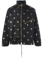 Palm Angels Stars Studded Jacket, Men's, Size: Medium, Black, Polyamide/polyurethane
