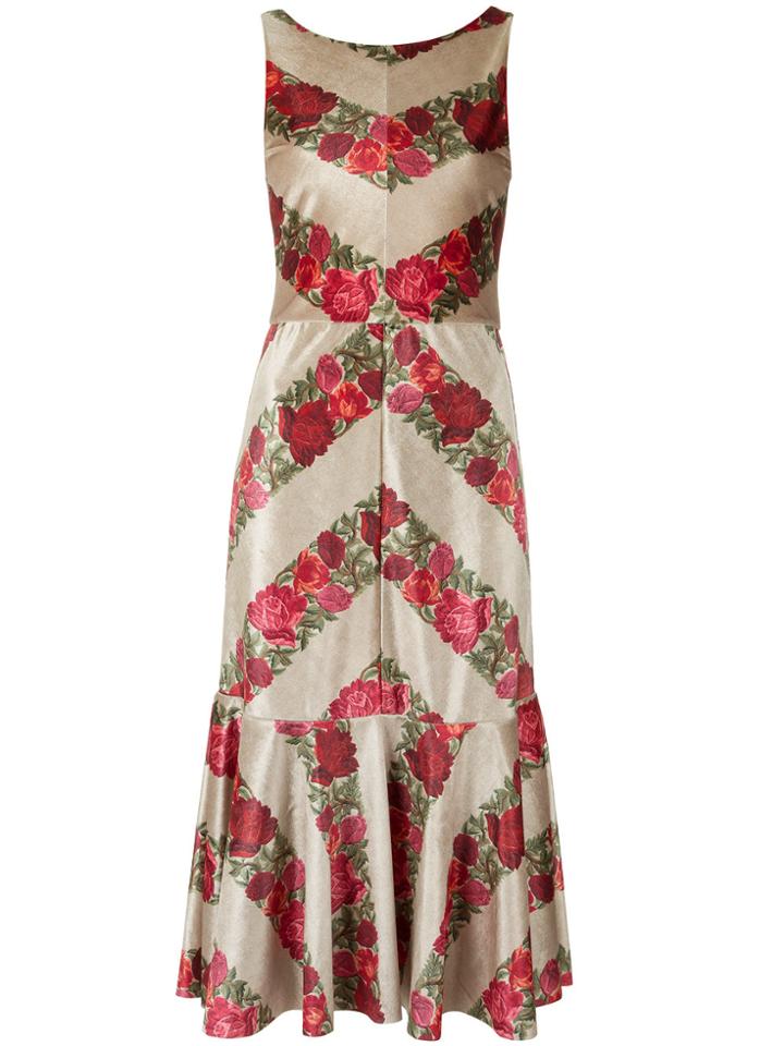 Cecilia Prado Midi Printed Dress - Nude & Neutrals