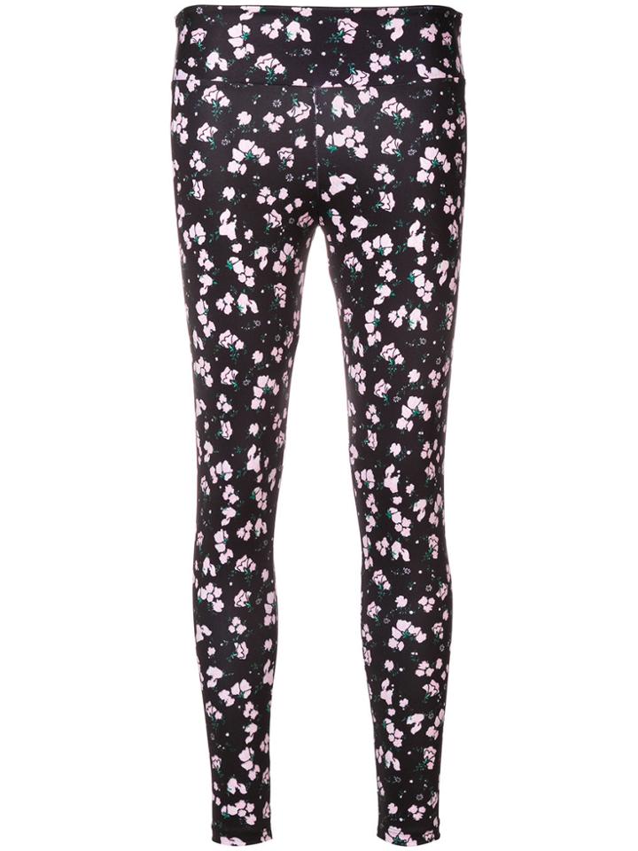 Bodyism Floral Print Leggings - Black