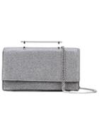 M2malletier - Metallic Handle Crossbody Bag - Women - Calf Leather - One Size, Grey, Calf Leather