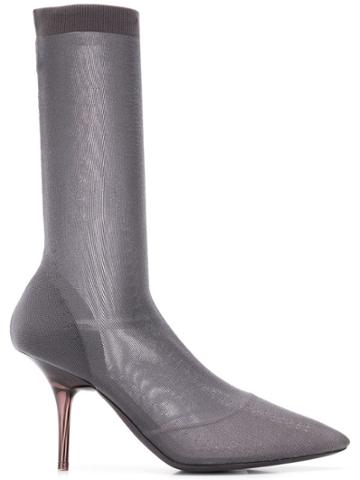 Yeezy Transparent Ankle Boots - Grey