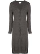 Alexandra Golovanoff V-neck Knit Dress - Grey