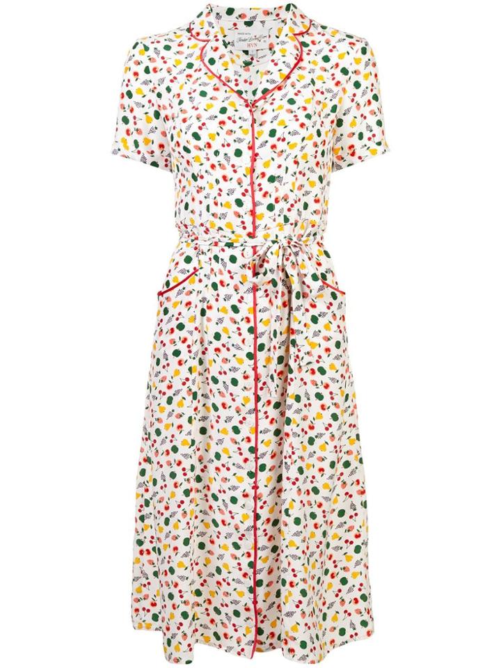 Hvn Maria Button-down Pyjama Dress - White