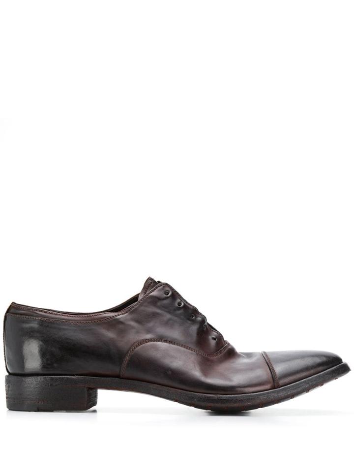 Premiata Top Secret Oxford Shoes - Brown