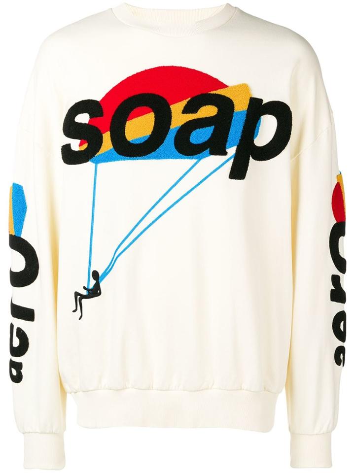 Henrik Vibskov Aero Soap Embroidered Sweatshirt - White