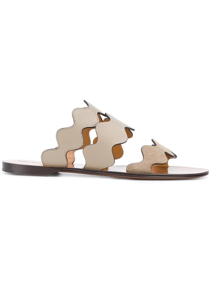 Chloé Lauren Sandals - Brown