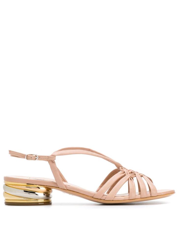Casadei Strappy Sandals - Pink