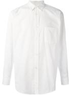 Comme Des Garçons Shirt Classic Button Down Shirt, Men's, Size: Medium, White, Cotton