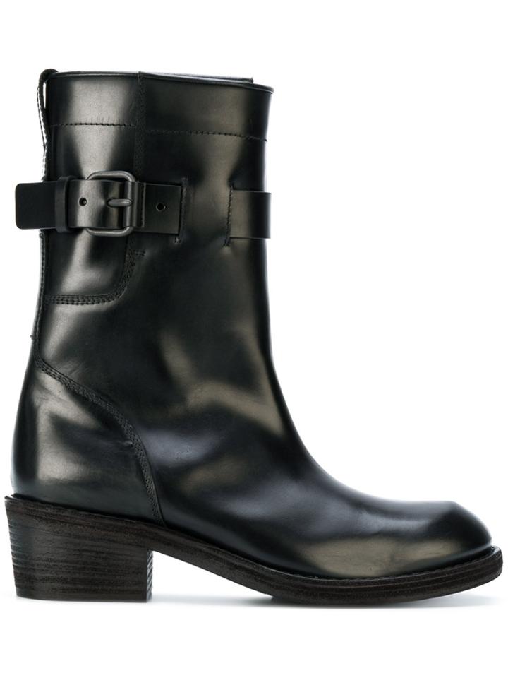 Haider Ackermann Buckled Chunky Boots - Black
