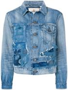 Levi's: Made & Crafted Distressed Patch Jacket - Blue