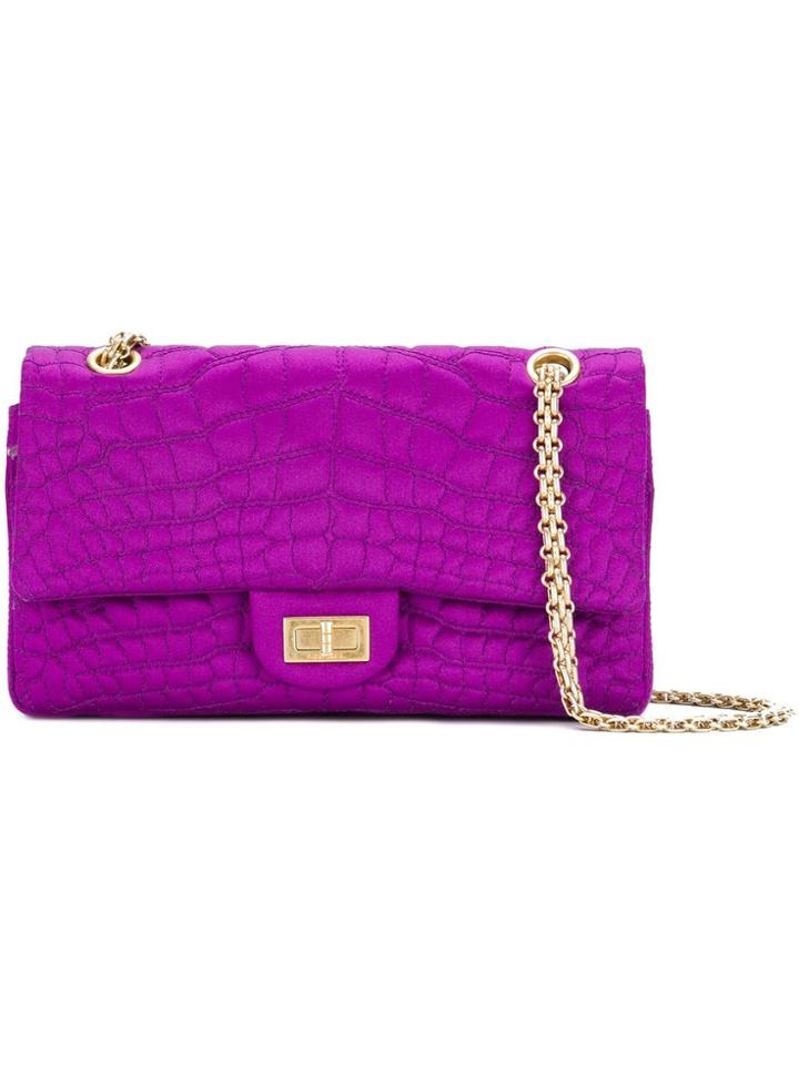 Chanel Vintage Quilted Shoulder Bag - Purple