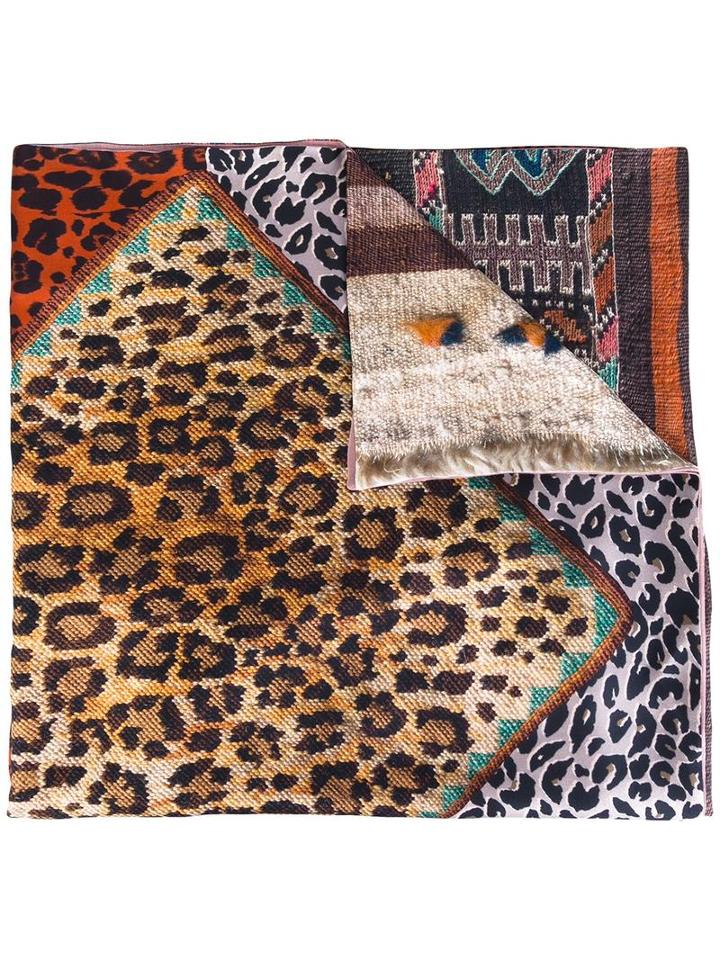 Pierre-louis Mascia Multi Print Scarf, Women's, Silk/modal/cashmere