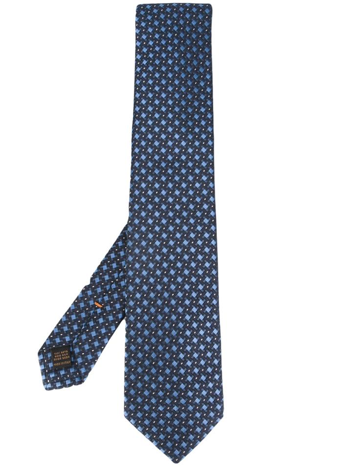 Ermenegildo Zegna Woven Tie - Blue