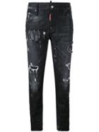 Dsquared2 Distressed Skinny Jeans - Grey