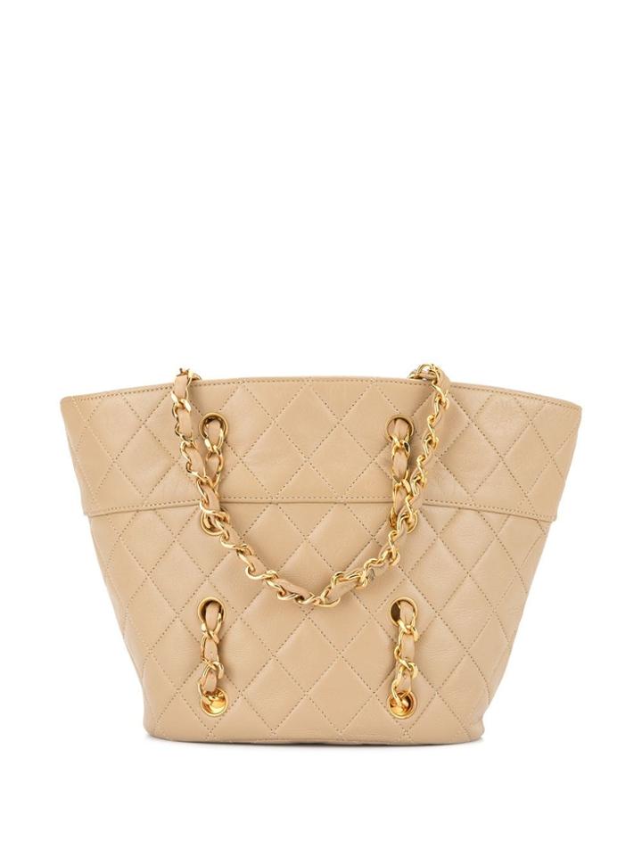 Chanel Pre-owned '85-93s Quilted Hand Bag - Brown
