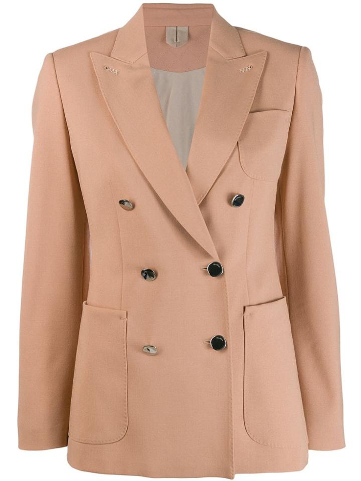 Max Mara Double Breasted Jacket - Neutrals